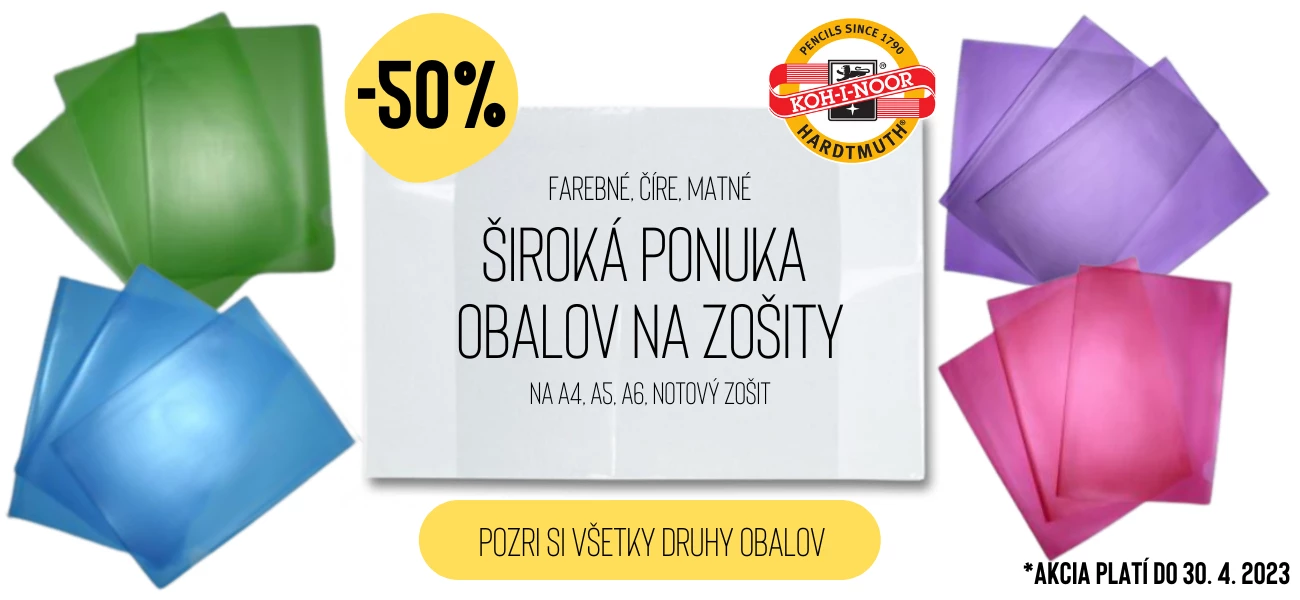 Obaly akcia 50 percent