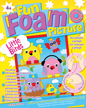 Kreatívne tvorenie - fun foam picture, mix 