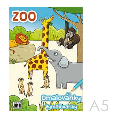 Vymaľovánka A5+ - Zoo