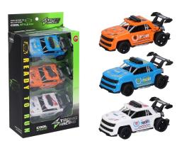 Autka policajn 3ks, 11cm