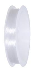 Lanko biele elastick na korlky 0,3mm,55m