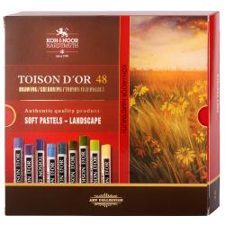 SUPRAVA UM. PRANCH PASTELOV TOISON DOR 48ks -KRAJINA