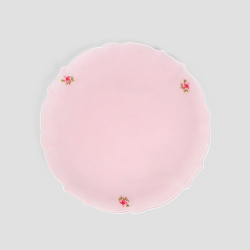 Serv�rovac� tanier | PINK MILKY | s bielym okrajom | 32 cm