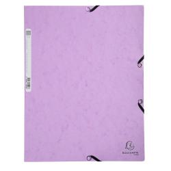 Spisové doska s gumièkou a štítkom, A4 maxi, prešpán - fialový
