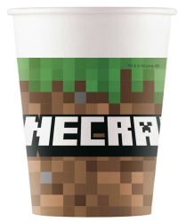 Pohre Minecraft papierov 200ml / 8ks