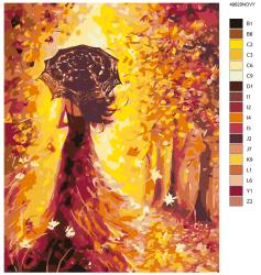 Maľovanie podľa čísel - Žena s dáždnikom (1669171)