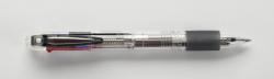 Guličkové pero multifunkčné 3+1 - transparetné