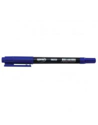 Permanentn� popisova�, obojstrann�, 3mm / 0,4mm (modr�)