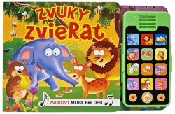 Zvuky zvierat kniha s mobilom