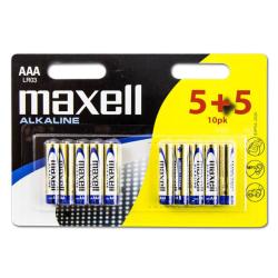 Batria alkalick, AAA (LR03), AAA, 1.5V, Maxell, blister, 10-pack