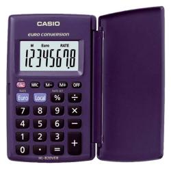 Casio Kalkulaka HL 820 VER, modr, vreckov, osemmiestna
