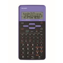 Sharp Kalkulaèka EL-531THBVL, fialová, školská
