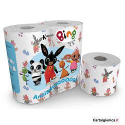 Toaletn papier 4 rolky - BING 