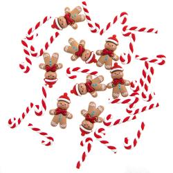 3D Kreatvne Ozdoby - Medovnky a Vianon Lzanky, 28ks