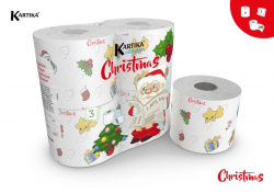 Toaletný papier 4 rolky - CHRISTMAS 