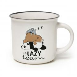 Porcelánový hrnček Cup-Puccino - Lazy Team 