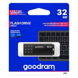 Goodram USB flash disk, USB 3.0, 32GB, UME3, �ierny