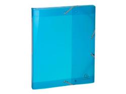 Box na spisy s gumièkou IDERAMA, A4 PP 25mm - modrý