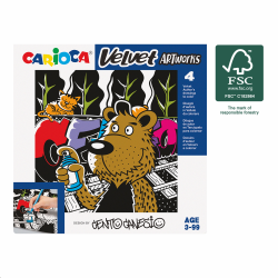 Carioca zamatov maovanky CENTO Graffiti, 4 ks