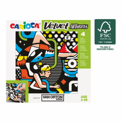 Carioca zamatov maovanky VAN ORTON Street, 4 ks