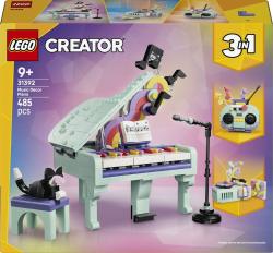 LEGO - Creator 3v1, Dekorat�vny klav�r s ma�kou