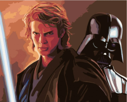 Maovanie poda sel - Anakin a Darth Vader