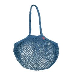 Sieťkovaná nákupná taška - modrá 
