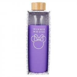 Fľaša sklenená 585ml - Disney Minnie 