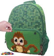 Pixie Crew voľnočasový batoh Minecraft - zelenohnedý 