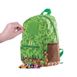 Pixie Crew detský batoh Minecraft - zelenohnedý