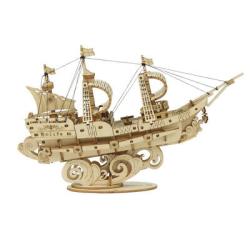 3D Puzzle - Pirátska loď 