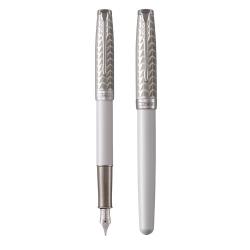 Parker PP Sonnet Metal&Pearl CT 18K -F- Royal